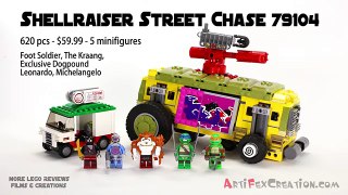 SHELLRAISER STREET CHASE 79104 - Lego Teenage Mutant Ninja Turtles Animated Building Review