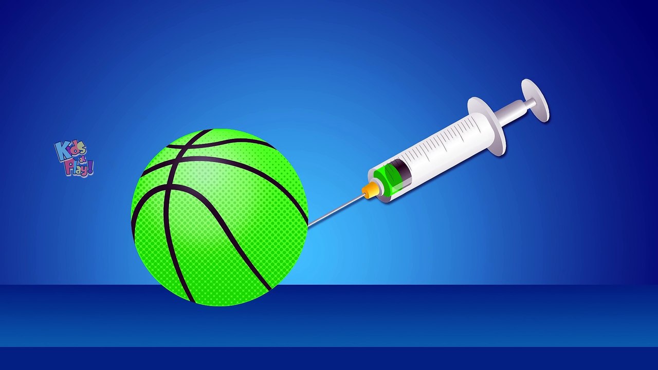 Fun Learning Colors Injection ☆ Learn Colour Basket Balls for Children by Learn Colors 3D Family