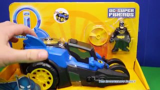 BATMAN Imaginext Batman Motorized Batmobile a 4K DC Heroes Batman Video Toy Review