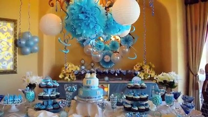 BABY SHOWER IDEAS FOR BOY BLUE THEME