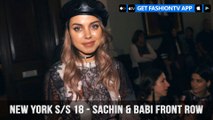 New York Spring/Summer 2018 - Sachin & Babi Front Row | FashionTV