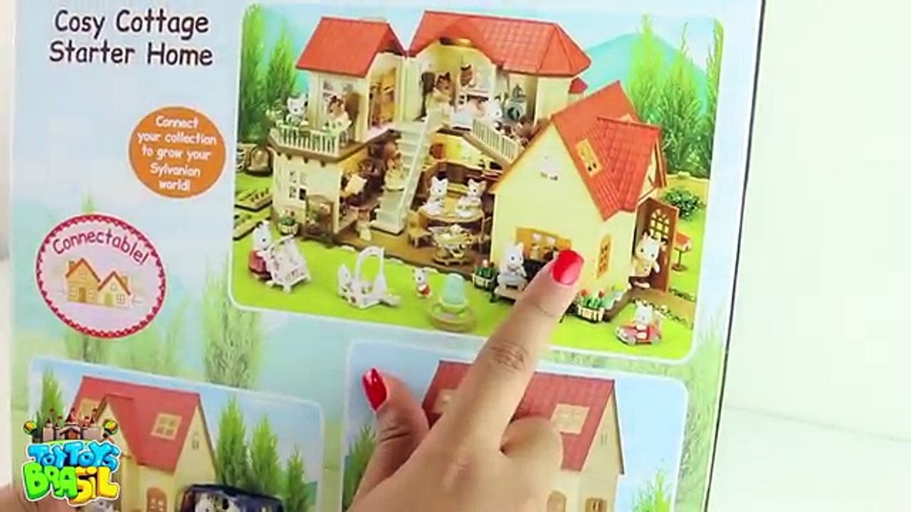 Sylvanian Families Brinquedos Minha Primeira Casa Calico Critters Play Kids ToyToysBrasil Português!