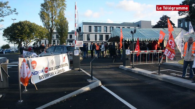 Nokia. 300 salariés mobilisés à Lannion