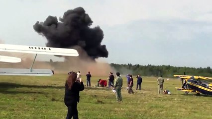 Un avion se crashe en plein meeting aérien en Russie