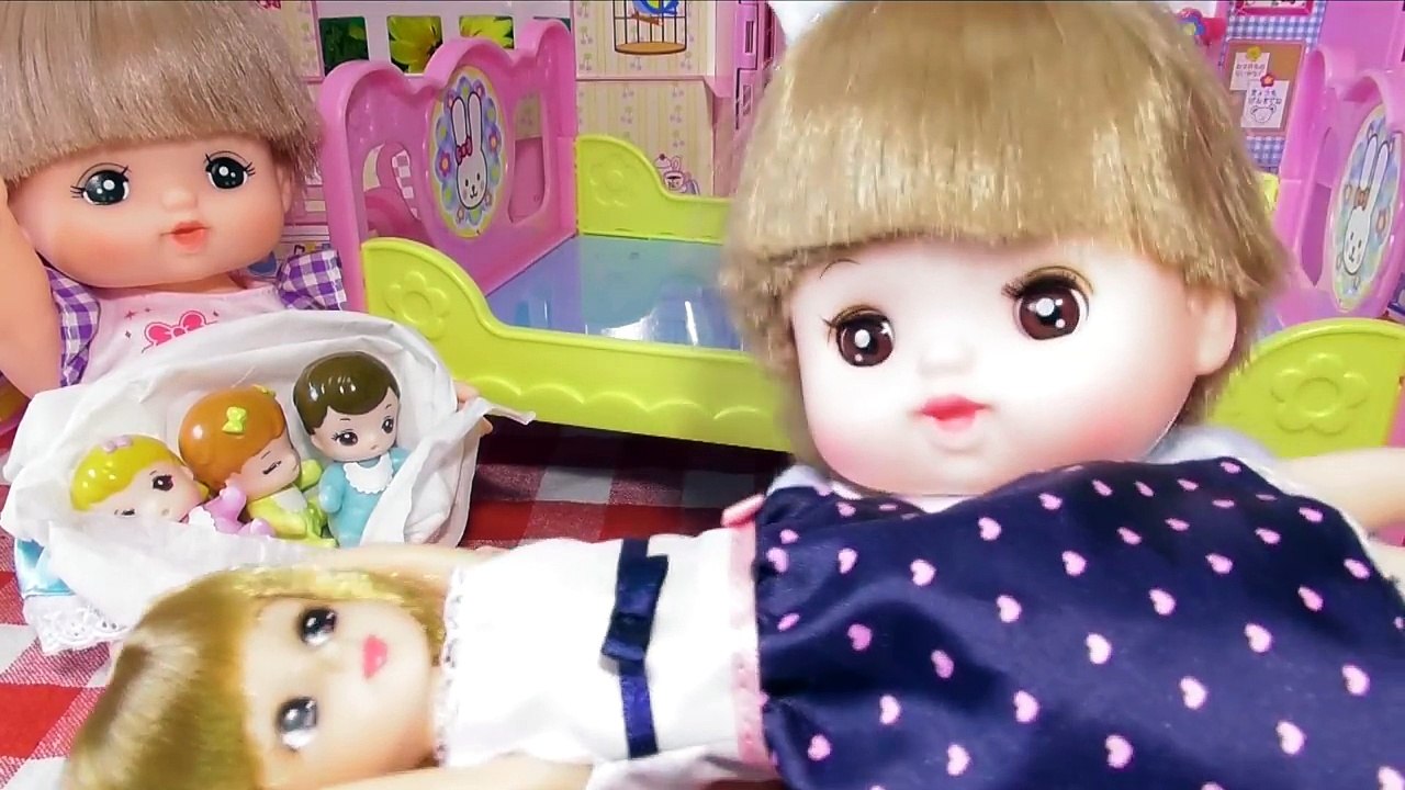 メルちゃん リカちゃん 妊娠寸劇！病院ごっこ遊び❤︎注射でお医者さんになりきり♪赤ちゃんのお世話❤︎ネネちゃん Baby dollいっぱい❤︎緊急手術 聴診器 妊娠さん Mell-chan Licca