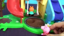 Peppa Pig en français ♥ Peppa et Monsieur Pieuvre. Peppa Cochone et ses amis sur le terrain de jeu