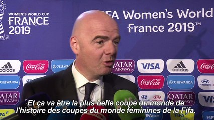 Football/WC-2019: "La plus belle Coupe du monde" (Infantino)