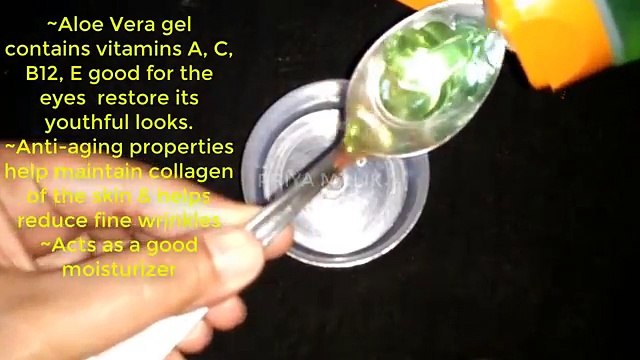 Remove Dark Circles, Wrinkles Eyes, Puffy Eyes || Homemade Eye Cream || 100% Effective Home Remedies