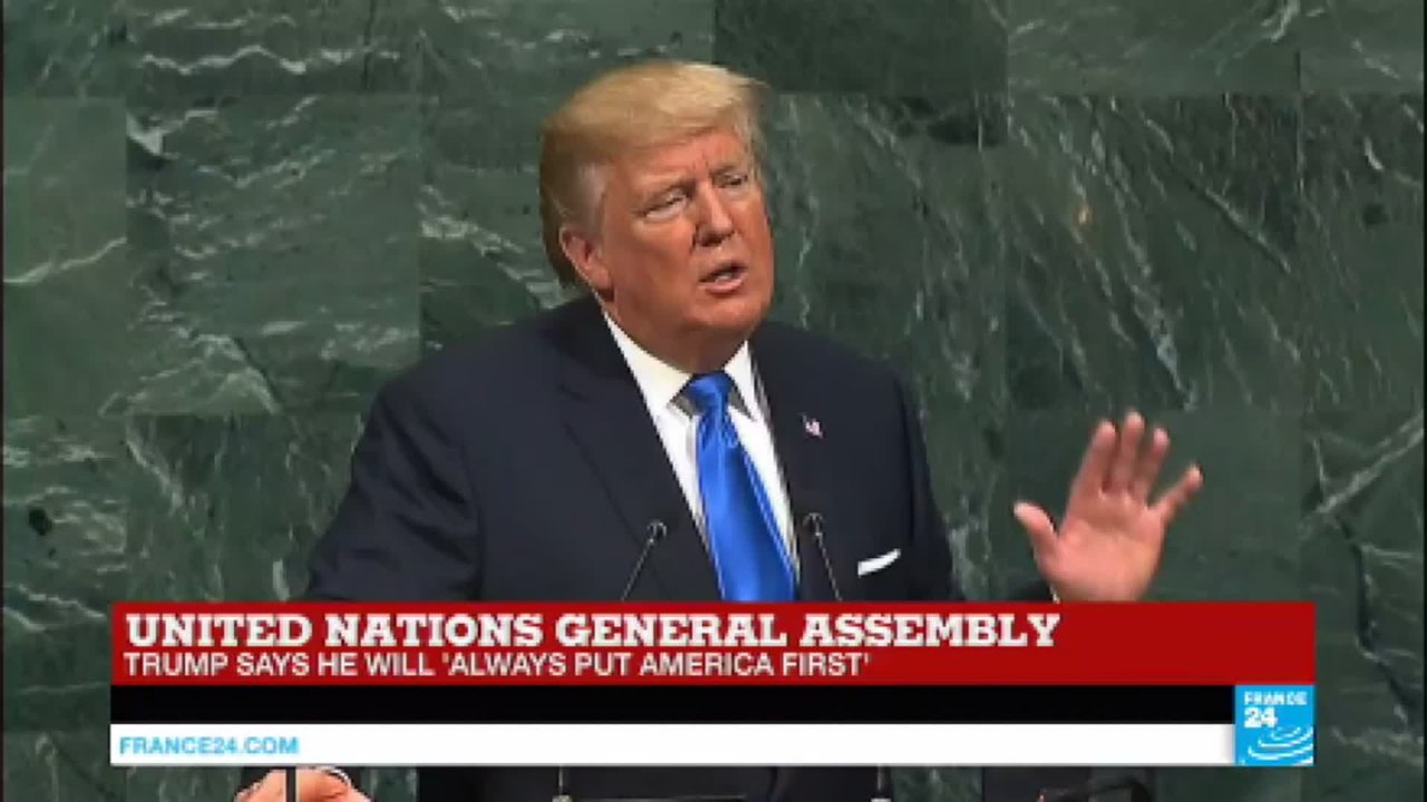 US - Trump calls North Korea''s regime "a band of criminals", Kim Jong-un "Rocket man"