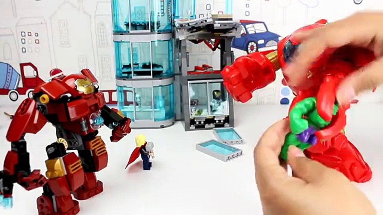 Avengers Adventure Hulkbuster, Hulk, Ironman, Thor VS Hulkbuster