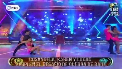 el sensual baile de Karen Dejo y Rosángela Espinoza que enamoró al jurado