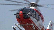 Kalbi Sıkışan Hasta Ambulans Helikopterle Hastaneye Kaldırıldı