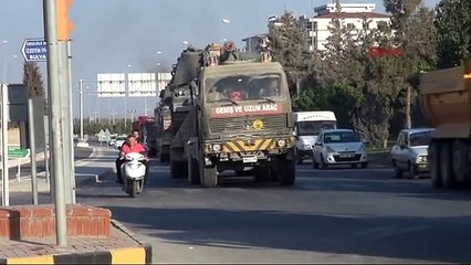 Kilis Suriye Sınırına Askeri Sevkiyat