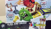 Real Life Angry Birds Playset Mcdonalds Toys Easter Egg Surprise Disney DC Comic