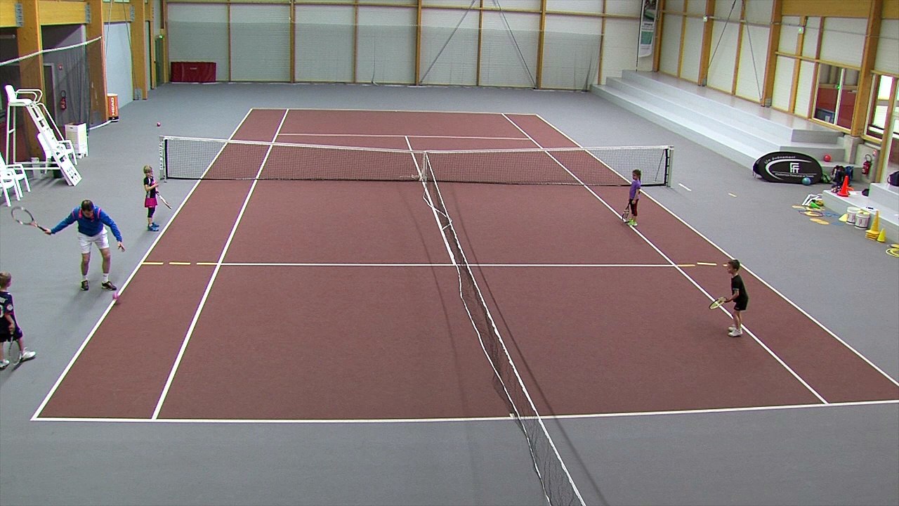 Galaxie Terrain violet Jeu au filet