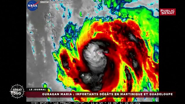 Ouragan Maria: dégâts en Martinique et en Guadeloupe