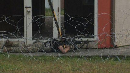 US and South Korea stage mock battle near North Korea border
