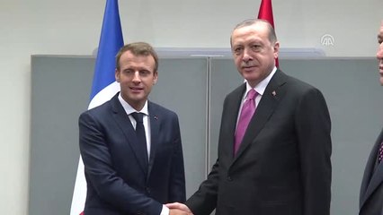 Cumhurbaşkanı Erdoğan, Macron ile Görüştü - New
