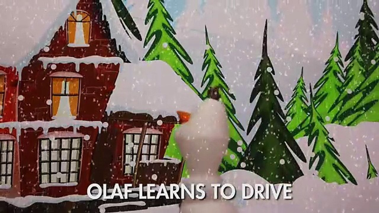 Frozen Olaf Plays Disney Infinity 3.0 Video Game Learns to Drive with Funny Moments. DisneyToysFan