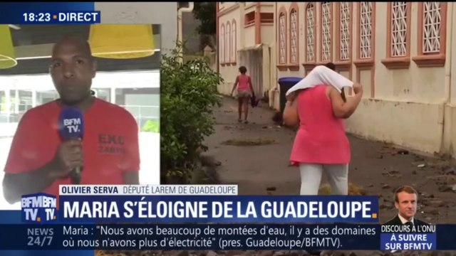 Maria: selon Olivier Serva, député LRM de Guadeloupe, on déplore un mort