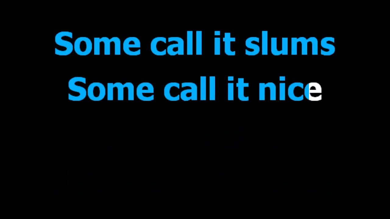 Welcome to paradise -  Green day  - Karaoke -  Lyrics