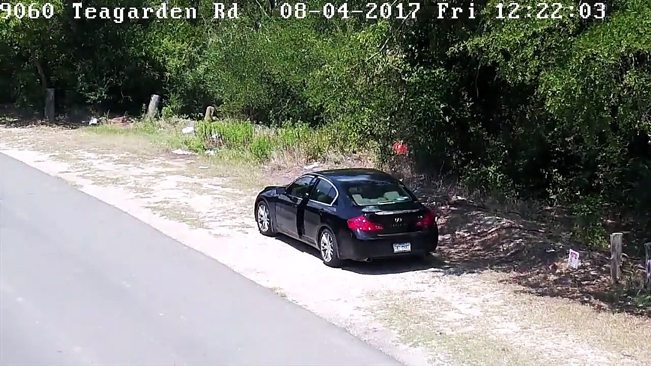¡Vergonzoso! Hombre abandona perro en el borde de la carretera