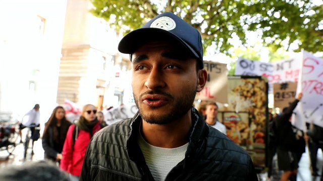 Savoie - Chambéry : manifestation des étudiants en Staps