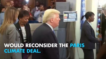 France presses Trump to reconsider climate deal