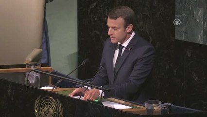Fransa Cumhurbaşkanı Macron, BM Genel Kurulu'na Hitap Etti - New