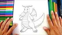 Cómo dibujar a Dragonite (Pokémon GO) | How to draw Dragonite (Pokemon GO)