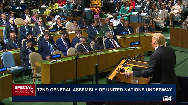 i24NEWS DESK | Netanyahu praises Trump's 'courageous' UN speech | Tuesday, September 19th 2017