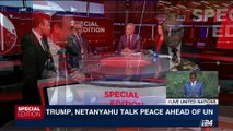 i24NEWS DESK | Trump, Netanyahu talk peace ahead of UN | Tuesday, September 19th 2017