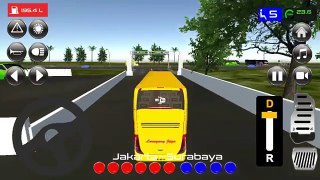 IDBS Bus Simulator V3.0 - Lucu ! Ada emak - emak bawa motor!