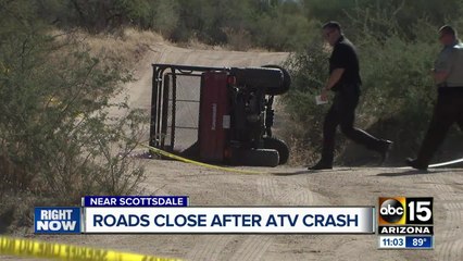 Woman seriously injured in Scottsdale ATV crash
