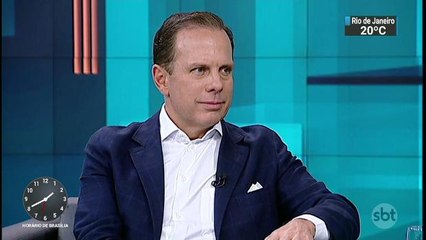 Em entrevista, Dória defende privatizações para a recuperação da economia