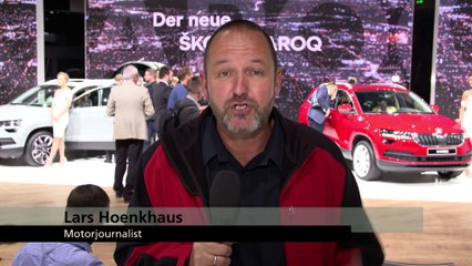 IAA 2017 - Skoda celebrates the Premiere of the compact SUV Karoq and the Concept Vision E