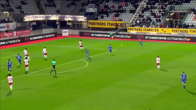Tobias Badila Goal HD Nancy 0-1 Bourg Peronnas 19.09.2017