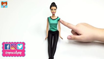 Barbie Kıyafet Yapımı Deri Ceket Kendin Yap Barbie Eşyaları Oyuncak Yap