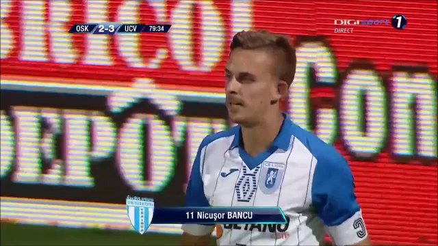 2-3 Nicușor Bancu Goal Romania Divizia A - 19.09.2017 Sepsi OSK 2-3 CS Univ Craiova