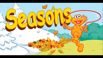Learn SEASONS with Zoe / Sesame Street Learning Games for Kids