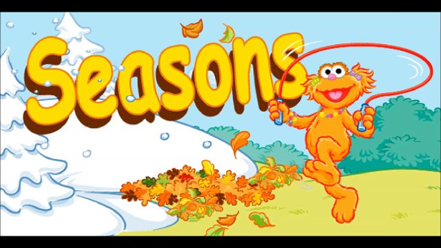 Learn SEASONS with Zoe / Sesame Street Learning Games for Kids