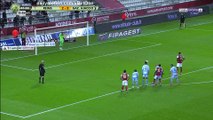 Theoson Siebatcheu penalty Goal HD - Reims 3 - 0 GFC Ajaccio - 19.09.2017 (Full Replay)