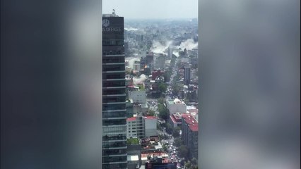 Impactantes imágenes del terremoto en México