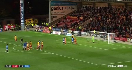 Carlos Pena  Goal HD - Partick	0-1	Rangers 19.09.2017