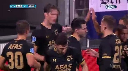 Weghorst Goal HD - Maastricht	2-3	AZ Alkmaar 19.09.2017