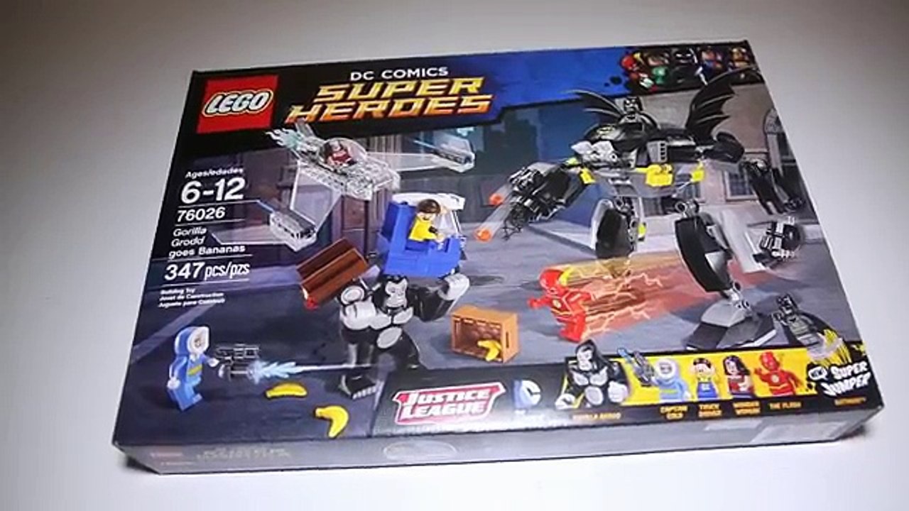 Lego DC Super Heroes 76026 Gorilla Grodd goes Bananas Speed Build Review