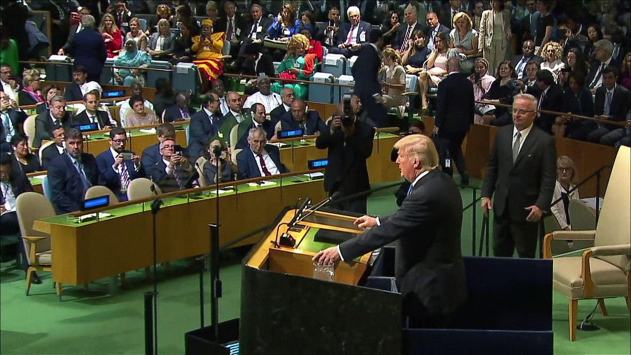 Amenazas y advertencias en el estreno de Trump en la ONU