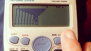 A weird way to produce the value phi (golden ratio) on a calculator