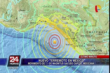 Sismo de 7.1 grados sacude la Ciudad de México