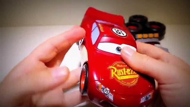 Gear UP and GO Lightning McQueen CARS 2 Buildable Toy Monster TRUCK from Cars Movie